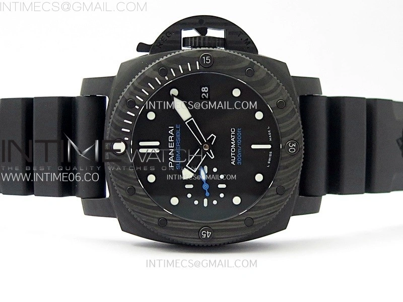 PAM2231 Carbotech 42mm VSF Best Edition Black Dial on Black Rubber Strap P.900 Super Clone